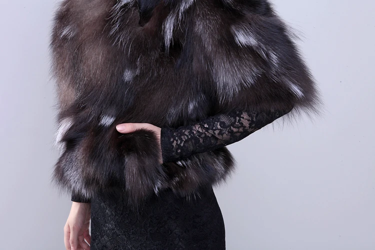 Бесплатная доставка новое натуральное пальто из натурального Лисьего меха