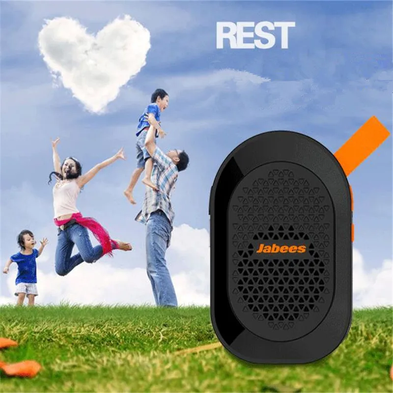 Настоящая Высококачественная портативная беспроводная bluetooth-колонка Jabees IPX4