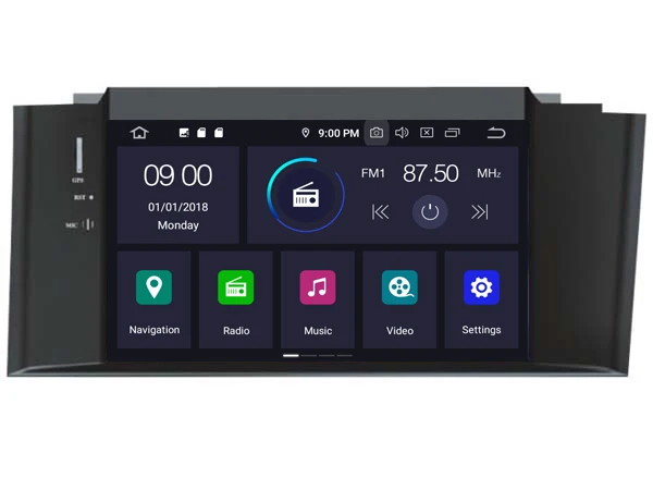 Quad Core Android 9 0 машинный DVD проигрыватель для Citroen C4L/DS4 автомобильный аудио
