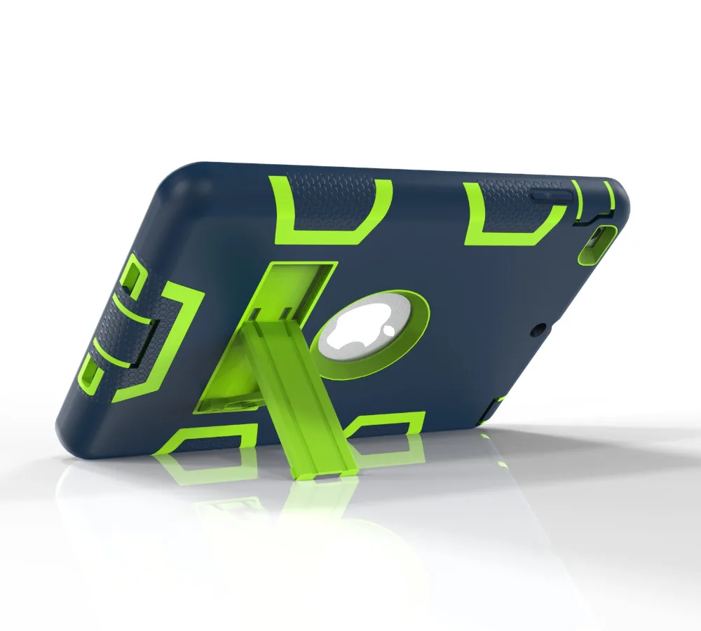 Чехол для Ipad Mini3 ударопрочный жесткий силиконовый чехол подставка Mini 2 3 3|cover for