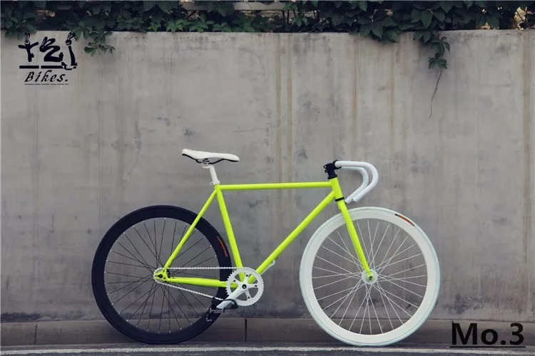 1 шт. fixie велосипед с фиксированной передачей 46 см 52 56 DIY односкоростной Дорожный