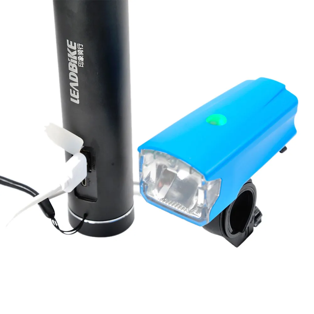 Leadbike велосипед черный небесно-голубой зеленый велосипед USB Перезаряжаемый велосипедный светодиодный фары велосипедные огни Светодиодный аксессуары для верховой езды