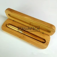 50pcslot vintage elegant bamboo box business gift pen case for christmas gift new year wedding gift