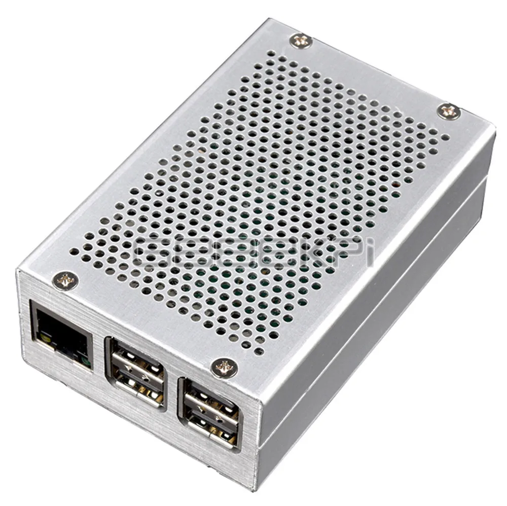 Чехол для корпуса GeeekPi из алюминиевого сплава Обложка с охлаждающим вентилятором