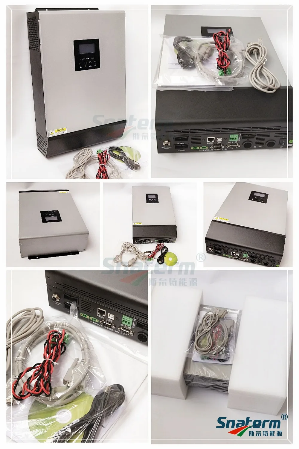 30KVA Гибридный солнечный инвертор 24KW решетки инвертор 48VDC к 220Vac чистая Синусоидальная волна инвертор с PV Контроллер/ac зарядное устройство