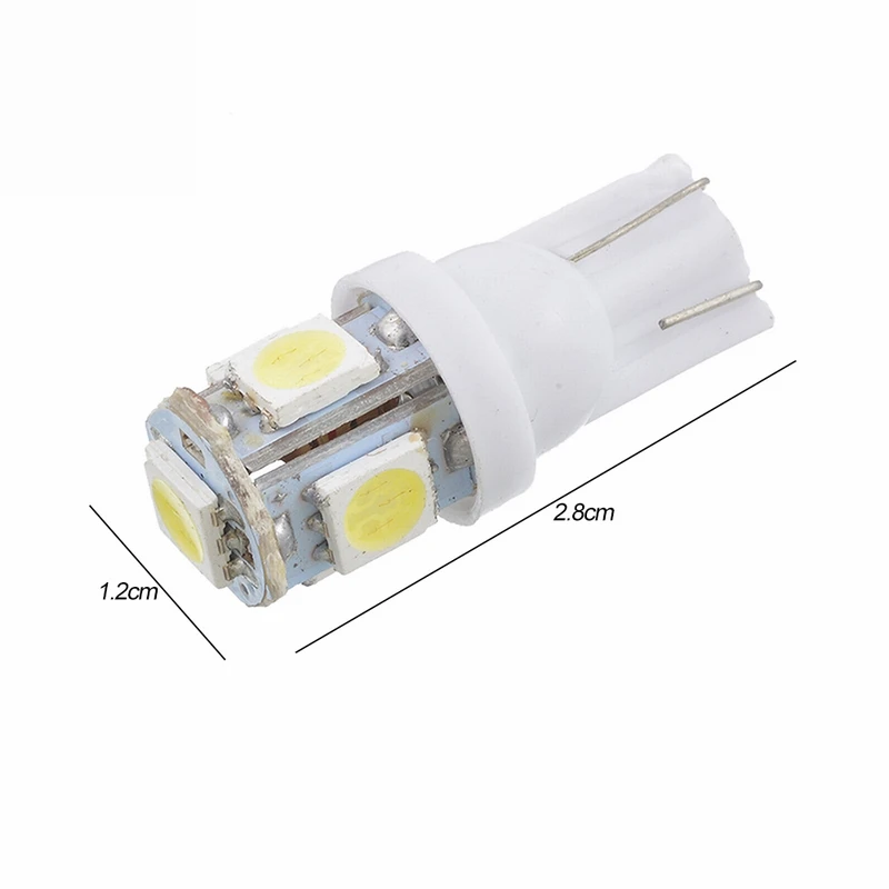 T10 5050 5Smd широкое освещение подсветка приборов лампы для чтения номерной знак 5 Вт