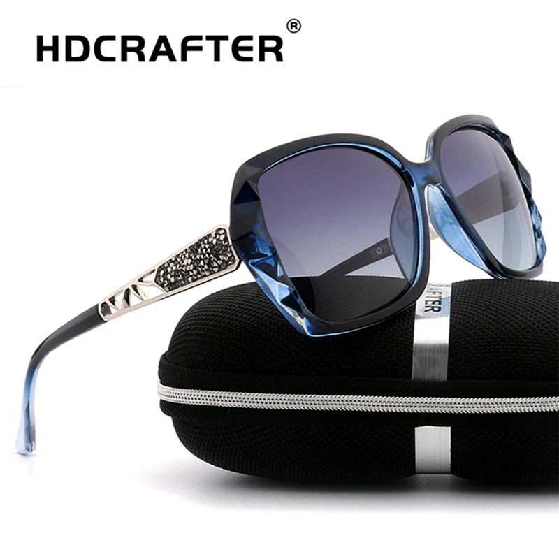 HDCRAFTER Роскошные брендовые дизайнерские поляризованные солнцезащитные очки со