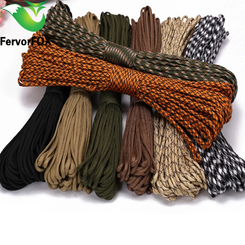 

100M Paracord 550 Paracord Parachute Cord Lanyard Rope Mil Spec Type III 7 Strand Climbing Camping Survival Paracord