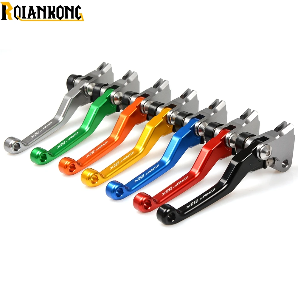 

LOGO CRF250X Motorcycle CNC Pivot Brake Clutch Levers Dirt Bike Motocross Motorbike For HONDA CRF250X 2004-2016 CRF 250X