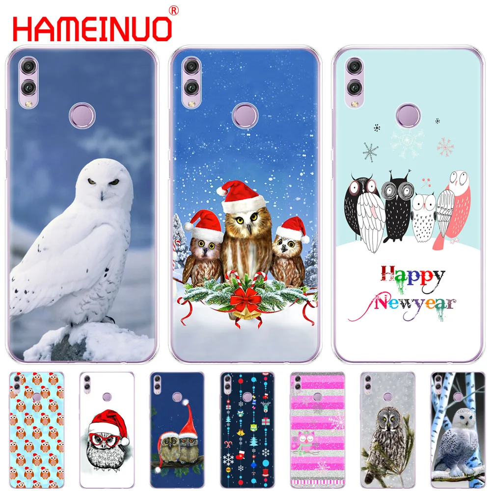Чехол для телефона HAMEINUO с милой совой на Рождество зиму и новый год Huawei NOVA 3 3i mate 20