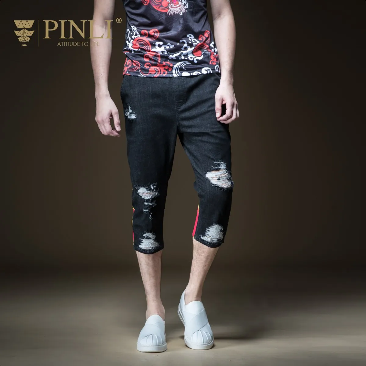 Мужская Дизайнерская одежда ограниченный светильник Pinli Новинка лета 2019 |