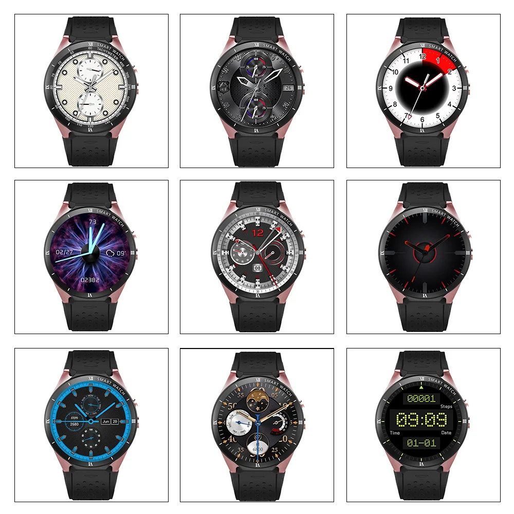 KingWear KW88 Pro 3G Smartwatch телефон Android 7 0 четырехъядерный 1 3 ГГц Гб 16 Bluetooth 4 Смарт часы GPS