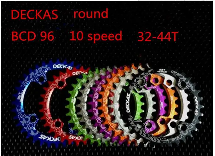 

DECKAS round Shape Narrow Wide 32T/34T/36T 96BCD MTB Chainring Bicycle Chainwheel Bike Circle Crankset Single Plate