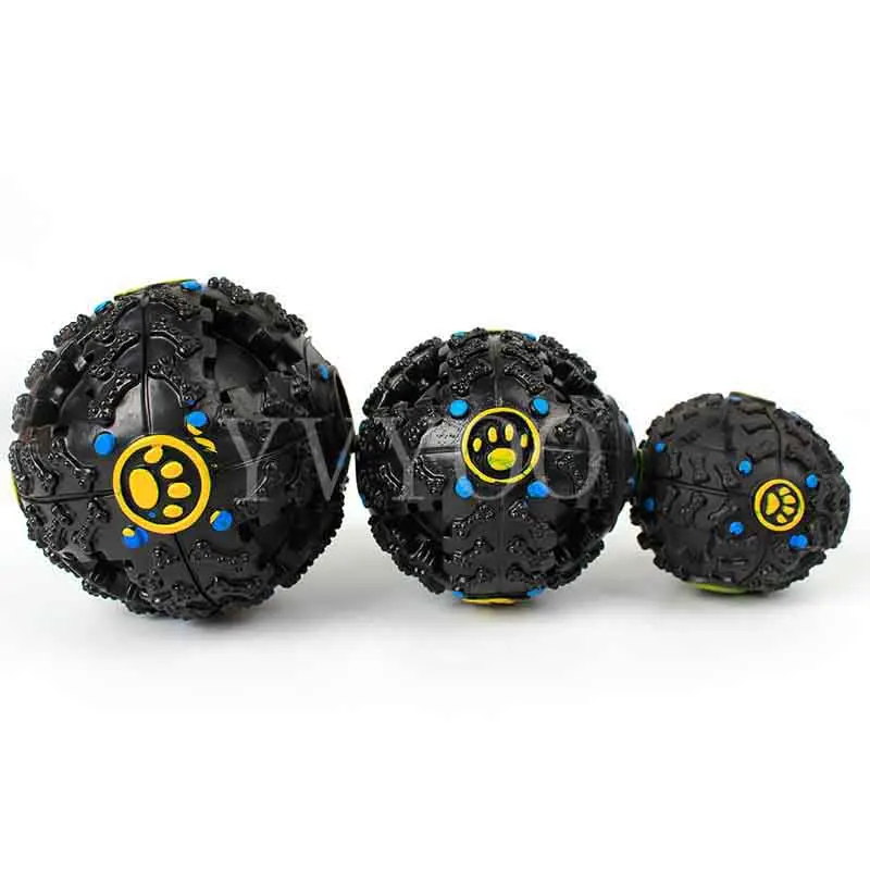 

1PC Pet Puppy Sound Ball Toy Funny Food Dispenser Squeaky Chew Training Toy For Dogs