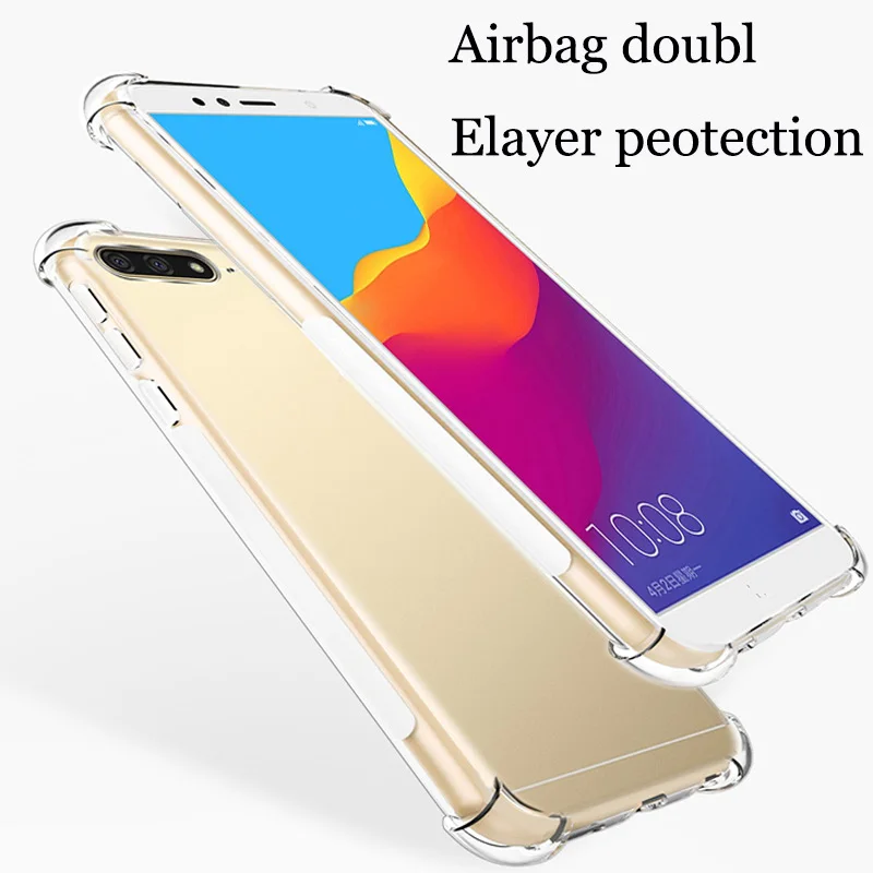 Чехлы для телефонов Huawei Honor 7A прозрачный мягкий чехол на заднюю панель Honor7A с