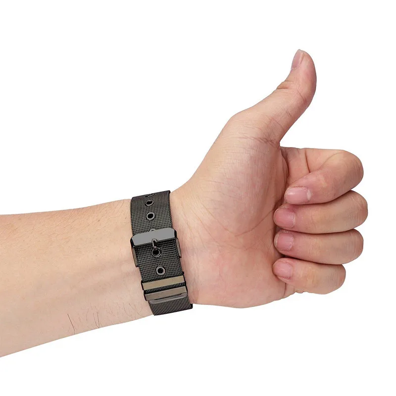 Миланская петля сетчатый браслет для Apple Watch ремешок 38 мм 42 металлическая пряжка