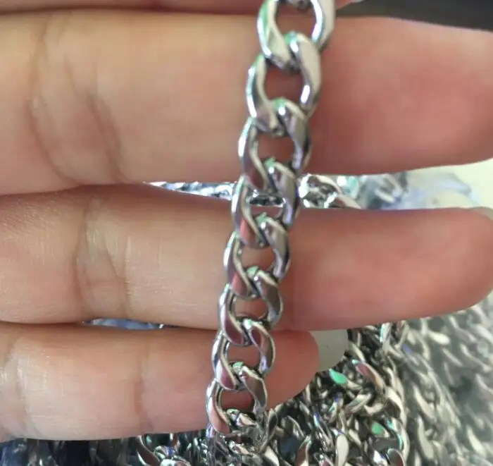 Оптовая продажа из нержавеющей стали 3 мм/6 мм/8 мм NK цепь DIY ювелирные изделия в