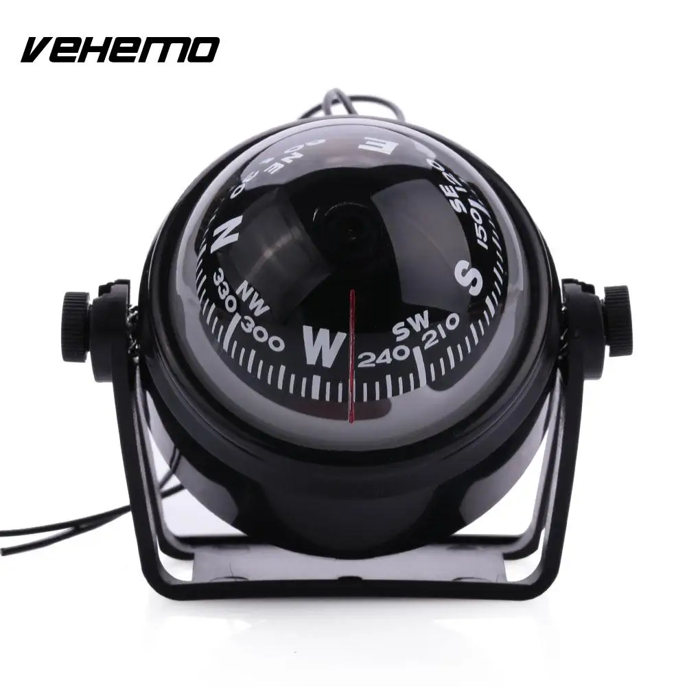 

Black ABS Sea Marine Electronic Boat Caravan Truck 12V Digital Compass LED Light
