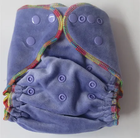 Высококачественный двухрядный подгузник из натурального бамбука и велюра 2015