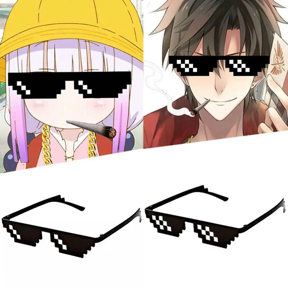 Солнцезащитные очки Deal With It реквизит для фотобудки с носоупором женщин и мужчин