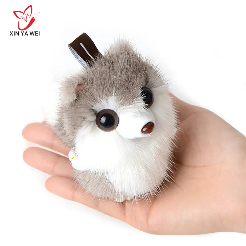 2019 Real Mink Fur Key Chain Bugiganga Chains Pele Pompons Keyring Cute Squirrel Keychain Car Gift | Украшения и аксессуары