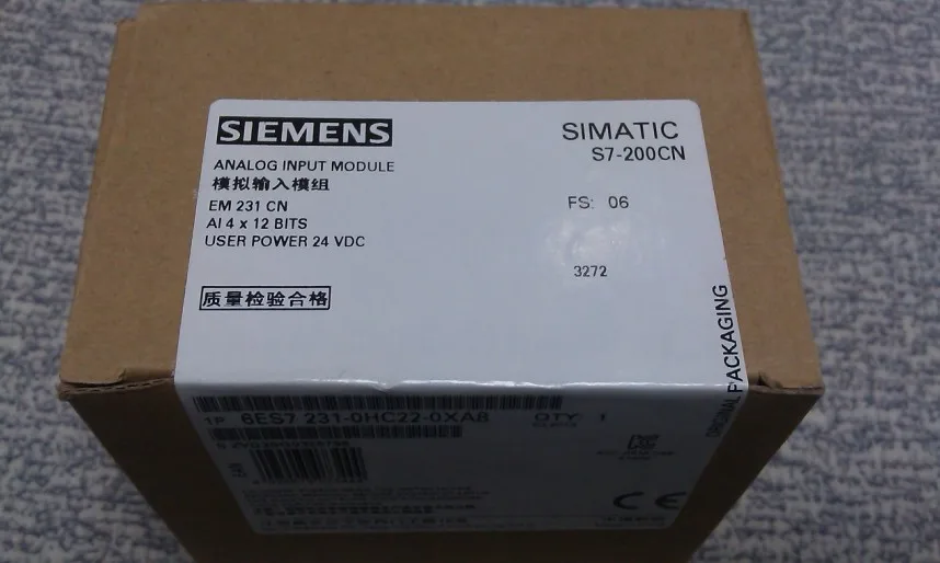 Новый или б/у 6ES7231 0HC22 0XA8 SIMATIC S7 200 аналоговый вход EM 231 4AI DC 0 10V 12 BIT|bits|input |