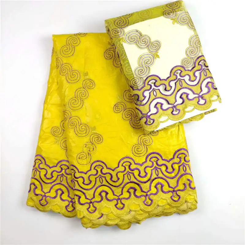 African Bazin Riche Fabric High Quality Getzner Brocade For Lace Dress!A32-213 | Дом и сад