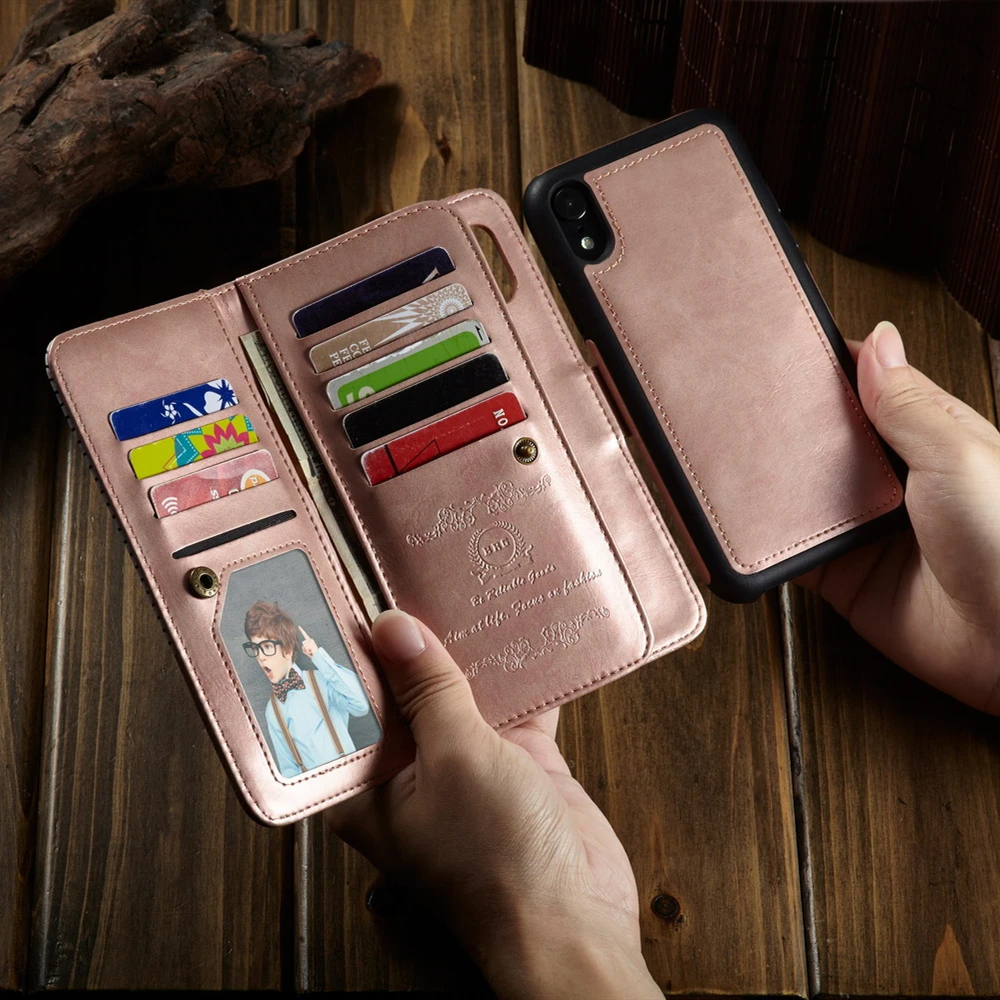 BRG с фоторамкой чехол для iphone 5 5S 6 S plus 7 8 SE Многофункциональный 9 кармашек