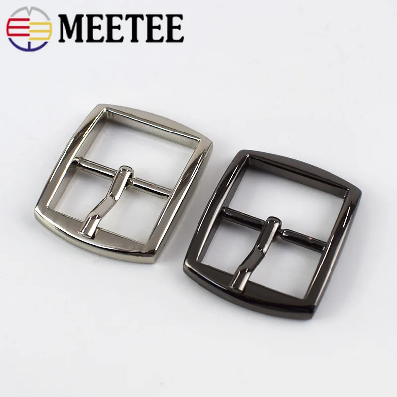 Meetee 5 шт. 20 мм металлическая пряжка DIY плечевой ремень Регулировка три скользящая