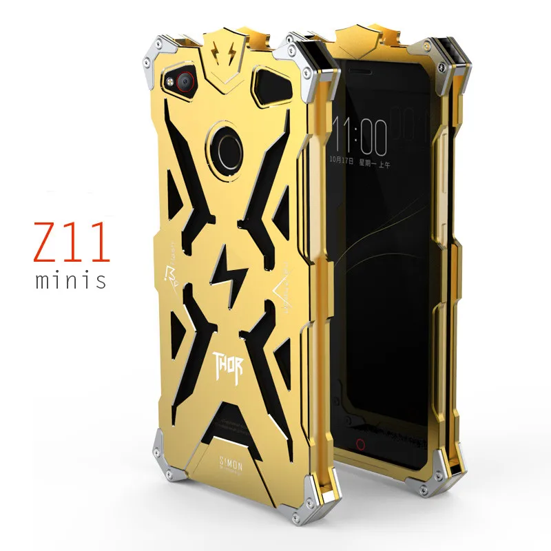 Саймон ZTE Nubia Z11 мини S металлический корпус Панцири Тор Ironman Алюминий