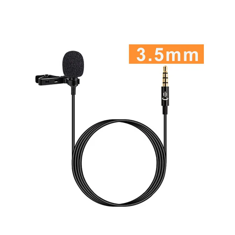 3.5mm YC-LM10 телефон аудио видео запись петличный конденсаторный микрофон для iPhone 8 7 6 5 4S 4 ipad huawei Sumsang htc как BY-LM10 - Цвет: 3.5mm