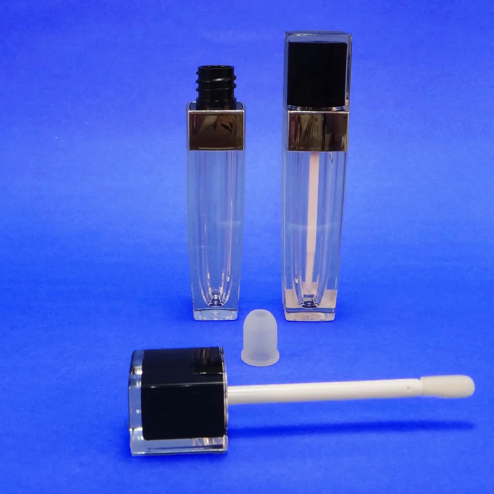 10 шт пустой прозрачный блеск для губ консилер Контейнер Чехол-трубка с палочкой и