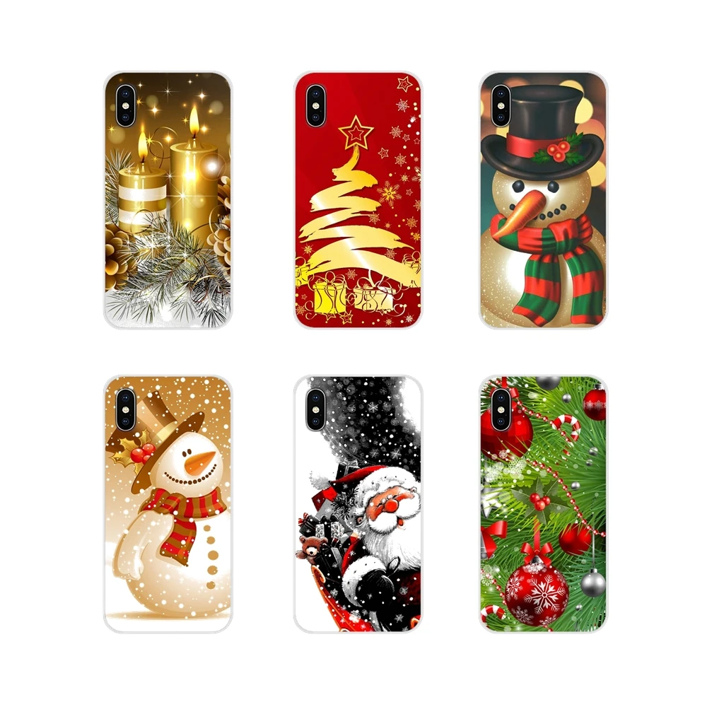 Аксессуары чехлы для телефонов с надписью &quotMerry Christmas&quot Samsung Galaxy A5 A6S A7 A8 A9S Star J4 J6 J7