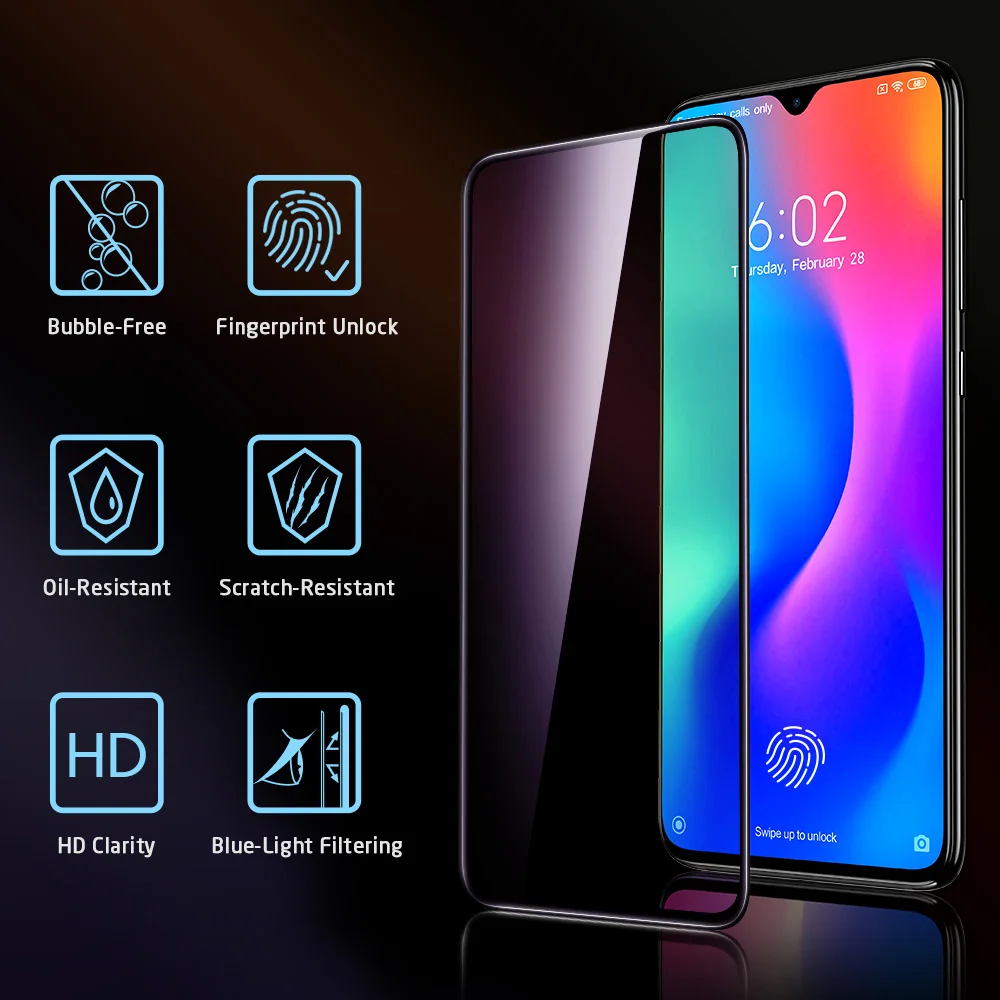 ESR Защита экрана для Xiaomi mi 8 9 Pro SE CC9e 3D полное покрытие защита от синего излучения закаленное стекло для Red mi Note 7 8 K20 Pro