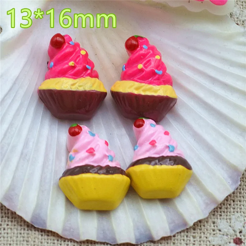10 шт. чашка для мороженого десерт кабошон из смолы с плоской задней стороной