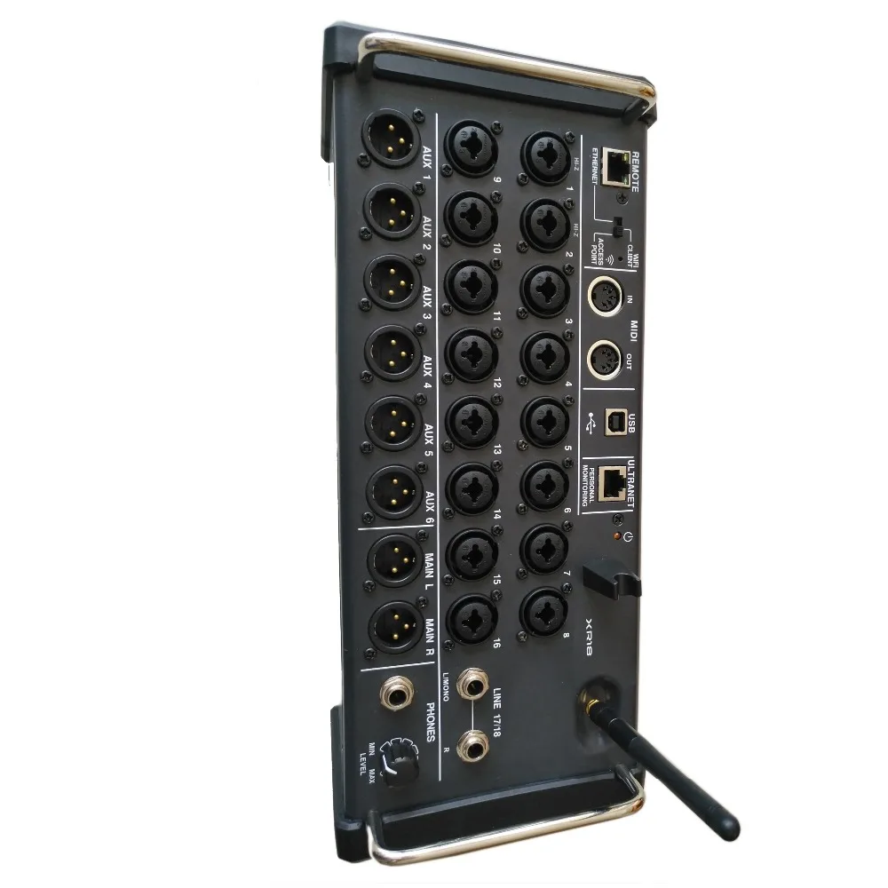 Leicozic X Воздуха XR18 18-Ch 12 подключения по шине CAN цифровым микшером для iPad/планшетный ПК с системой андроида Встроенный Wi-Fi/USB подходит для сцены/живой звук/Студия