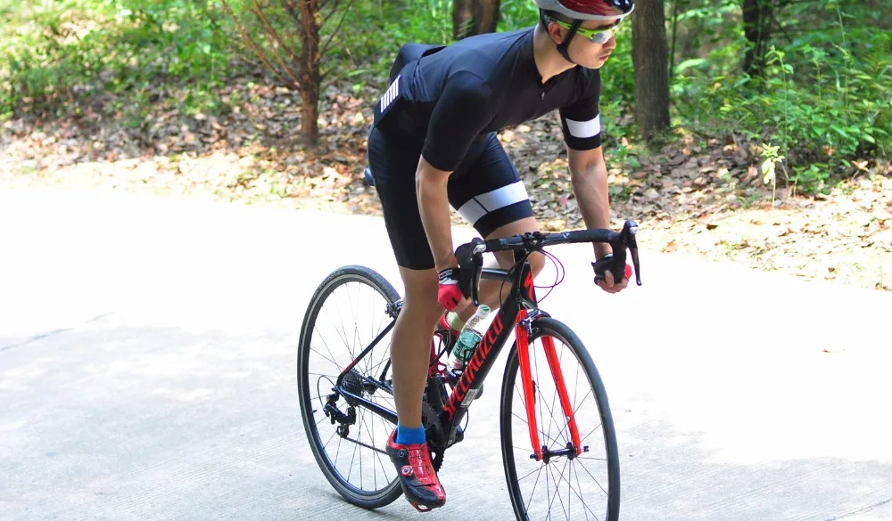 SPEXCEL 2017 черный белый альпинист PRO TEAM короткий рукав Аэро Джерси гонки плотно