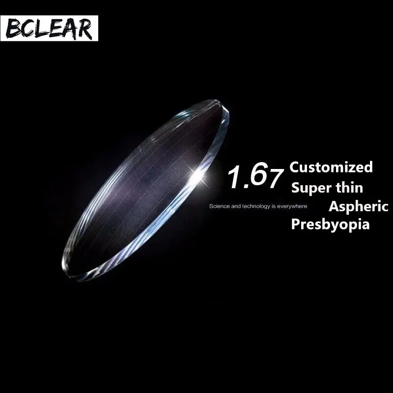 BCLEAR 1 67 Асферические ультратонкие Линзы для очков по рецепту индивидуальные
