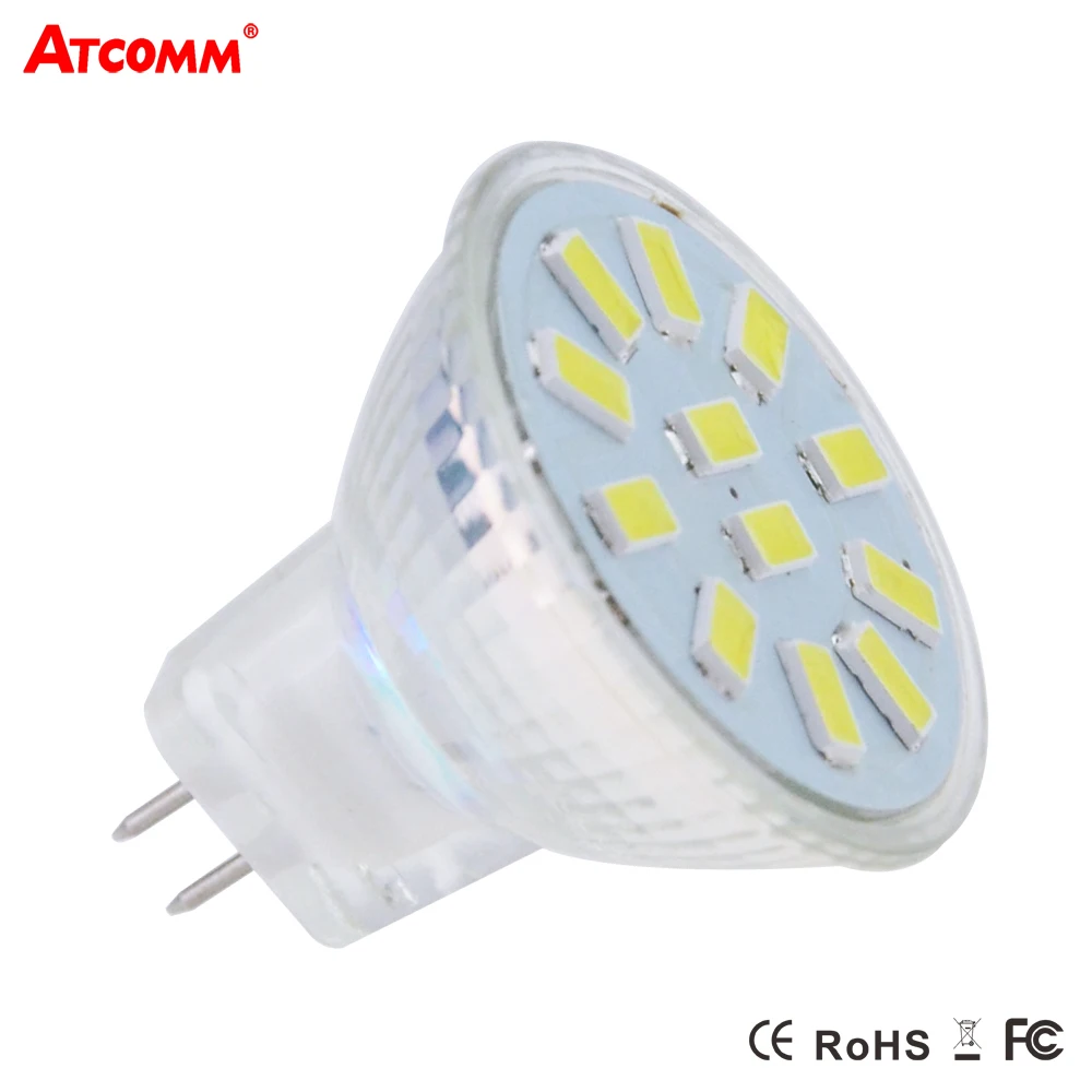 MR11 Светодиодная лампа с диодным прожектором 12 В 24 в 2 Вт 3 5 SMD 5736 чип 9 15 светодиодов
