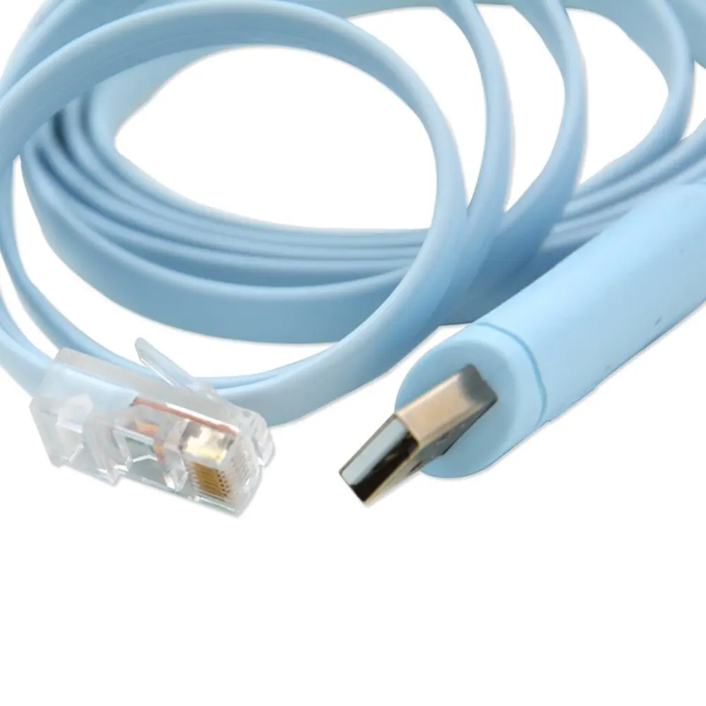 FTDI USB RS232 Serial COM port to RJ45 Male Console Cable Rollover for Cisco Routers 1.8m | Компьютеры и офис