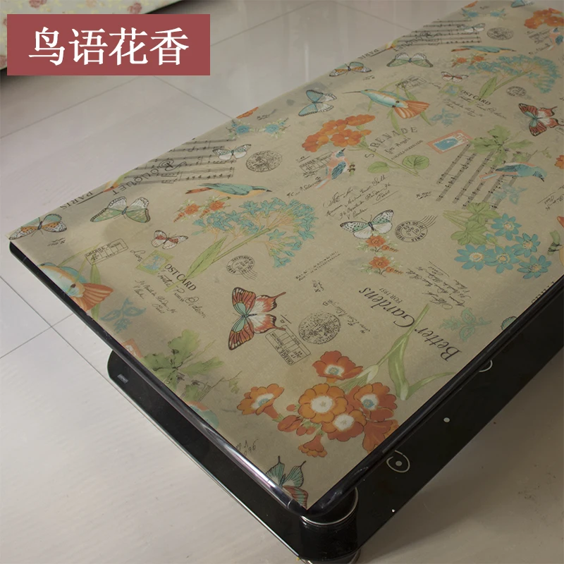 Waterproof and oil proof printing Soft glass tablecloths Anti-hot PVC coffee dining table mat Geometric patterns tablecloth | Дом и сад