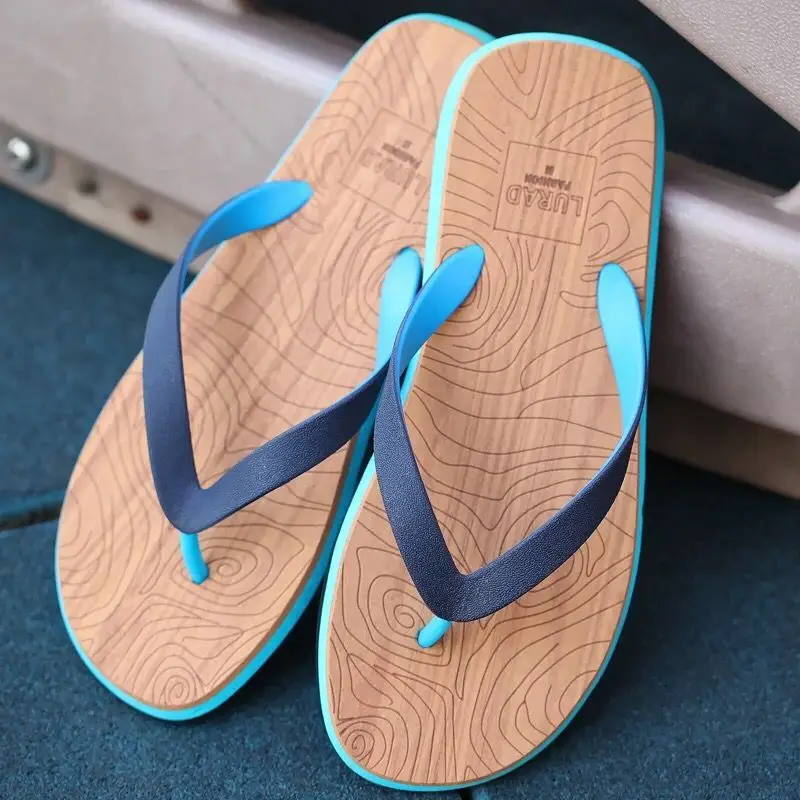 2020 Summer Style Home Men Slippers Simple Beach Shoes Non-slip Slides Men's Flip Flops Couples Shoes Indoor Women Soft Slippers