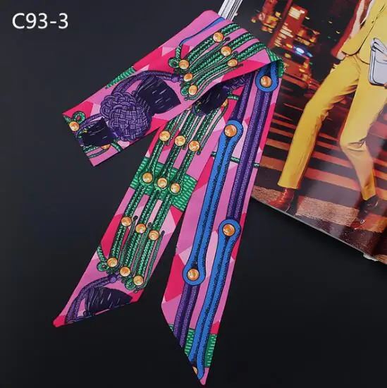 2018 новый дизайн шелковый шарф с принтом цепи Женская Роскошная брендовая сумка