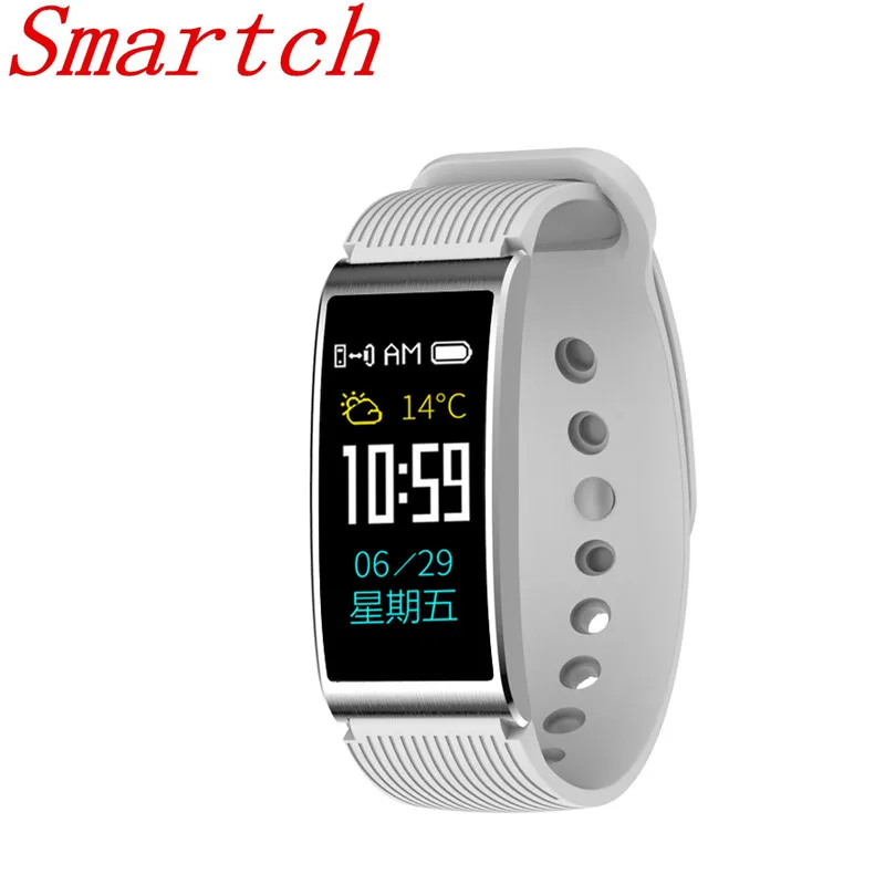 Смарт браслет Smartch X3 0 96 дюймов TFT ips цветной ремешок поддерживает