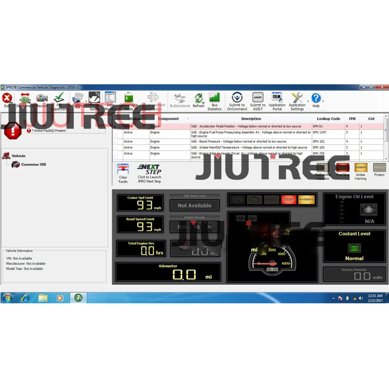 JIUTREE дизельный грузовик сканер JPRO профессиональное диагностическое программное