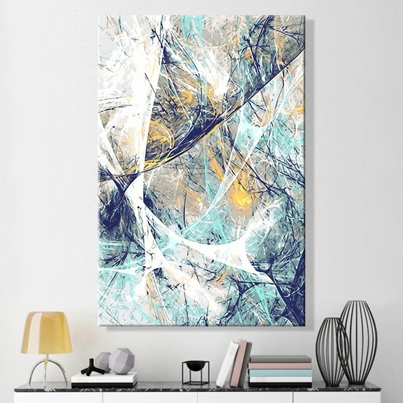 paint by number art painting numbers abstract characteristic personality thinking Living room decorative hanging | Дом и сад