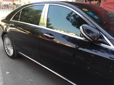Lsrtw2017 304 нержавеющая сталь окна автомобиля Средний пост Планки для mercedes benz S320 s420 s500 s600 S300 2006-2013 w221
