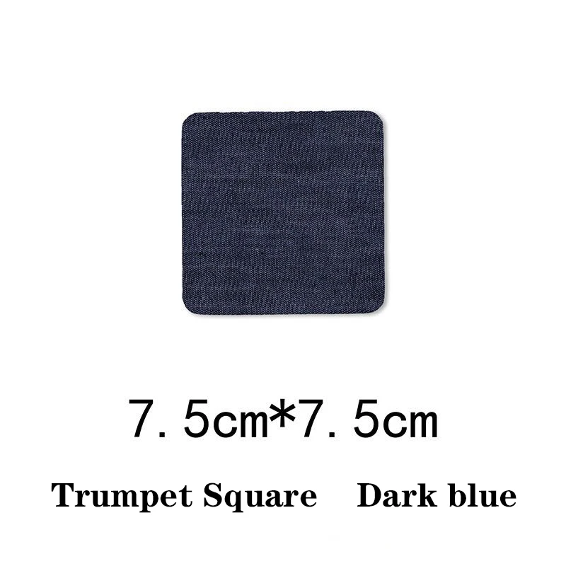 7.5cm7.5 Dark blue Джинсовые вырезки режущая деталь вышивка ковбой патч джинсы патч одежда украшение ремонт отверстия глажка - Цвет: 7.5cm7.5 Dark blue