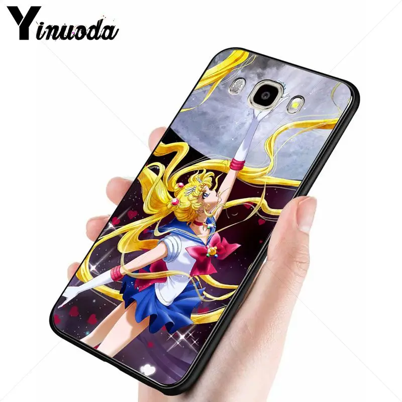 Yinuoda Сейлор Мун DIY печать рисунок чехол для телефона оболочка Samsung Galaxy j6plus j7 prime j8 j2