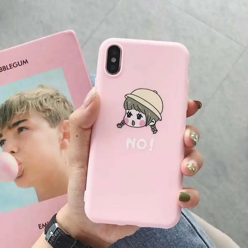 HOKEJ Модный мягкий силиконовый чехол высокого качества для iPhone 6 7 8 Plus X XS XR Max